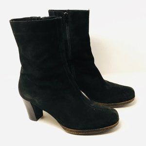 la canadienne boots 9 3" heel Black Suede